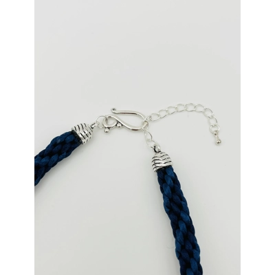 Blue Quaternary Celtic Cross Necklace & Pendant + Bracelet 2 piece set Handmade Blue Quaternary Celtic Cross Necklace & Pendant + Bracelet 2 piece set Handmade