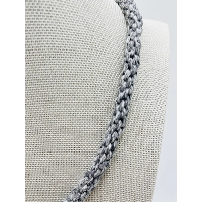 Grey Moon Pendant Necklace & Bracelet Magic Theme Braided kumihimo 2 Piece Set Grey Moon Pendant Necklace & Bracelet Magic Theme Braided kumihimo 2 Piece Set