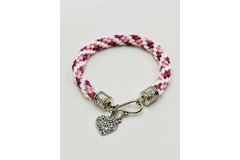 Dragon Necklace And Pendant And Matching Bracelet Pink 2 Piece Set