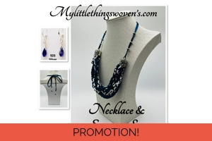 Blue Multi-strand Necklace A..