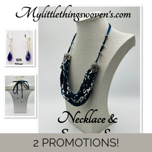 Blue Multi-strand Neckl..