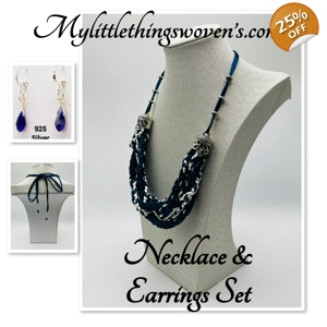 Blue Multi-strand Necklace A..