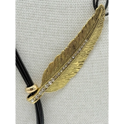 Bohemian Feather Multi Layer Necklace In Silver or Gold Bohemian Feather Multi Layer Necklace In Silver or Gold