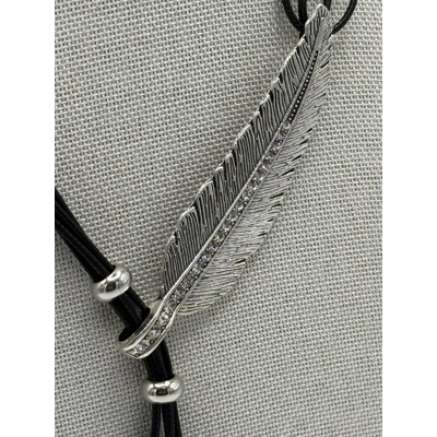 Bohemian Feather Multi Layer Necklace In Silver or Gold Bohemian Feather Multi Layer Necklace In Silver or Gold