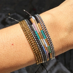 Delicate semiprecious bracelet