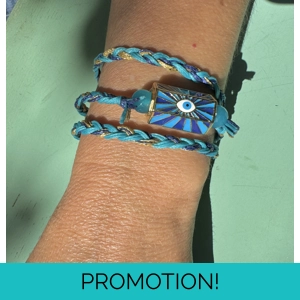Cylinder eye multi wrap /necklace
