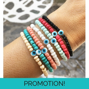 Evil eye beaded Jewelry
