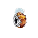 Murano glass lion king charm