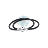 Lion king double leather charm bracelet