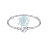 Silver Simba charm bracelet