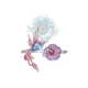 Phoenix and flower ring