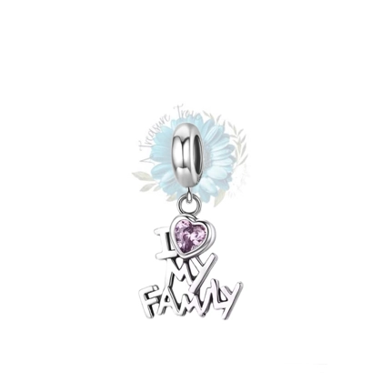 I love my family charm I love my family charm