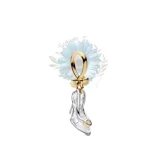Cinderellas clear glass slipper Cinderellas clear glass slipper