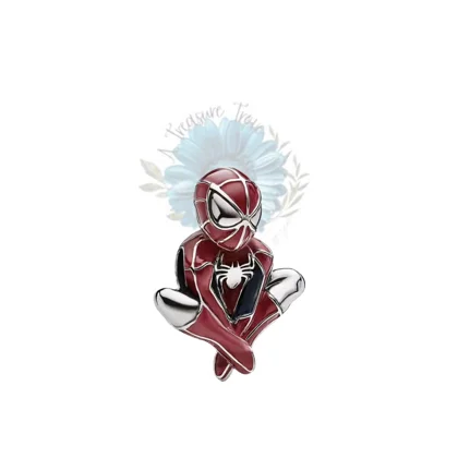 Sitting Spider-Man charm