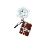 Travel journal and pen charm