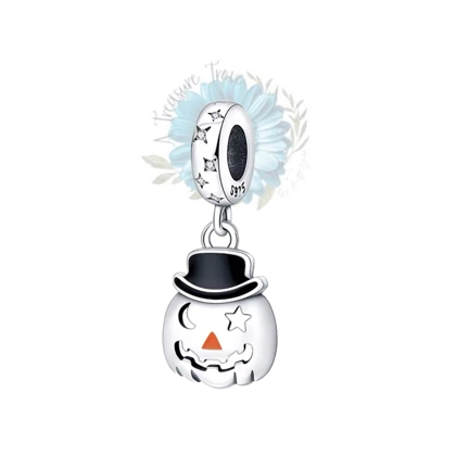 White pumpkin charm White pumpkin charm