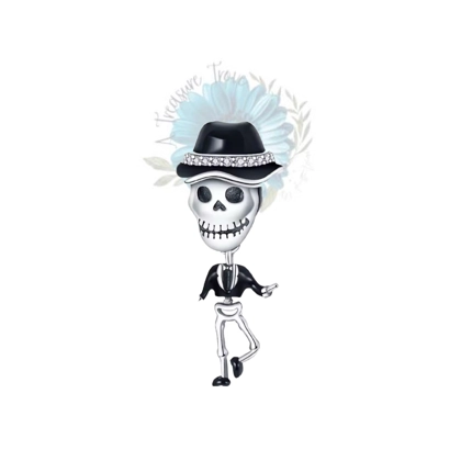Dancing skeleton charm Dancing skeleton charm