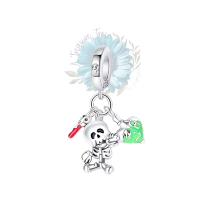 Skeleton and poison charm Skeleton and poison charm