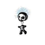 Jingle jangle skeleton charm