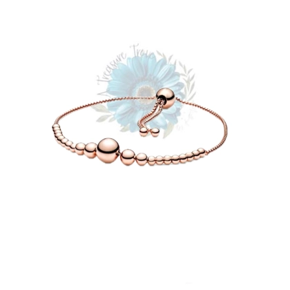 Adjustable half bubble bracelet