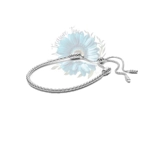 Rope style adjustable charm bracelet