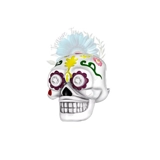 Colourful skull charm