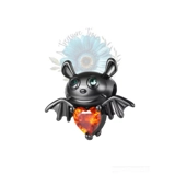 Bat gem charm