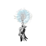 Jack and sally cuddling charm