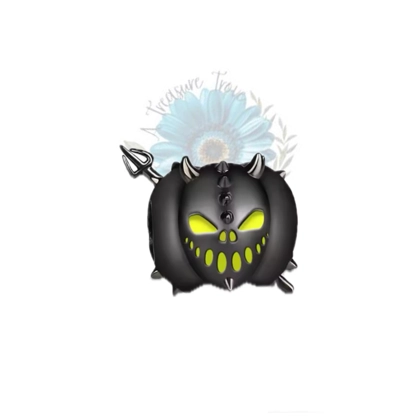 Black pumpkin charm Black pumpkin charm