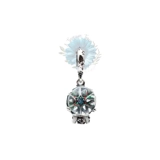 Colourful snowflake snowglobe charm