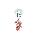 Dangle gingerbread man charm