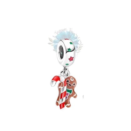 Dangle gingerbread man charm Dangle gingerbread man charm