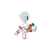 Cat Christmas charm