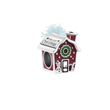 Colourful gingerbread house charm