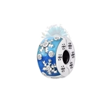 Round snowflake charm