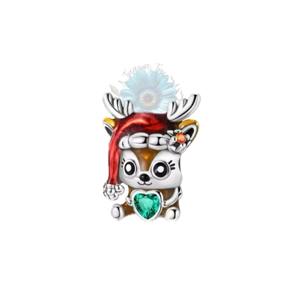 Colourful reindeer charm Colourful reindeer charm