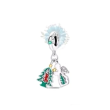 Tree and angel charm