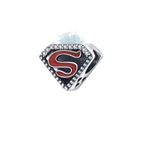 Superman symbol charm