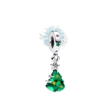 Glass Christmas tree charm