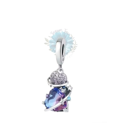 Two hearts and stars charm Two hearts and stars charm