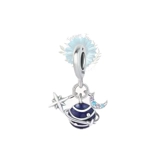 Planet, moon and star charm
