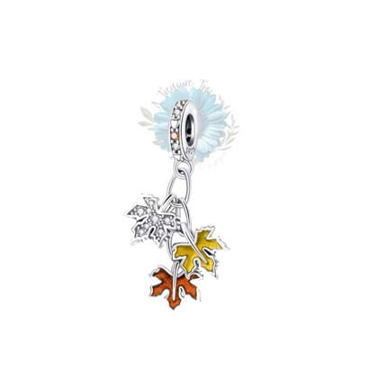 Falling autumn leaves charm Falling autumn leaves charm
