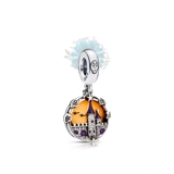 Colourful haunted house charm