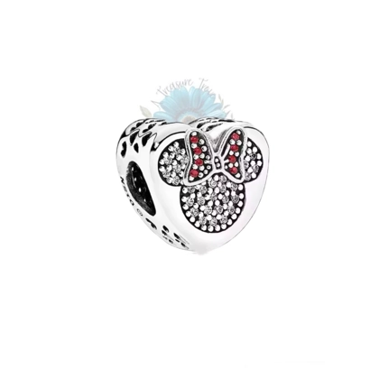 Minnie heart shaped charm Minnie heart shaped charm