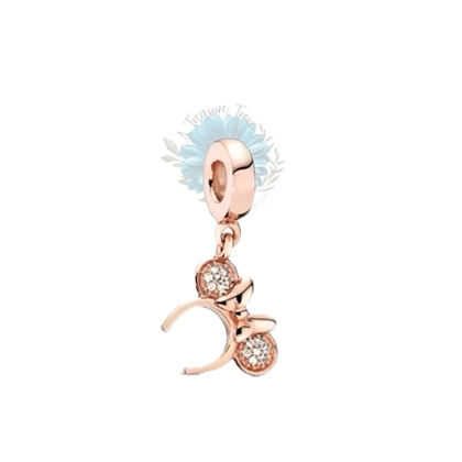 Rose gold Minnie ears charm Rose gold Minnie ears charm