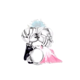 Bride and groom charm