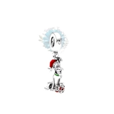 Pluto Christmas charm