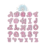 Pink letter charm