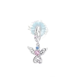Jewelled angel charm
