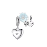 Always in my heart charm